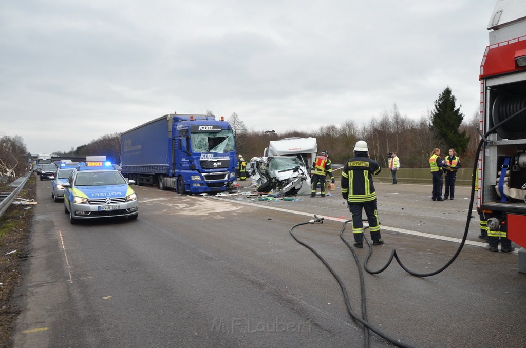 Schwerer VU A 1 Rich Saarbruecken kurz vor AK Leverkusen P090.JPG - Miklos Laubert